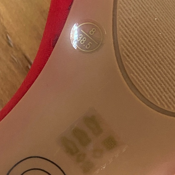 Chinese Laundry Taryn Womens Size 8 Dress Sandals Red Suede NWOT - Picture 16 of 16